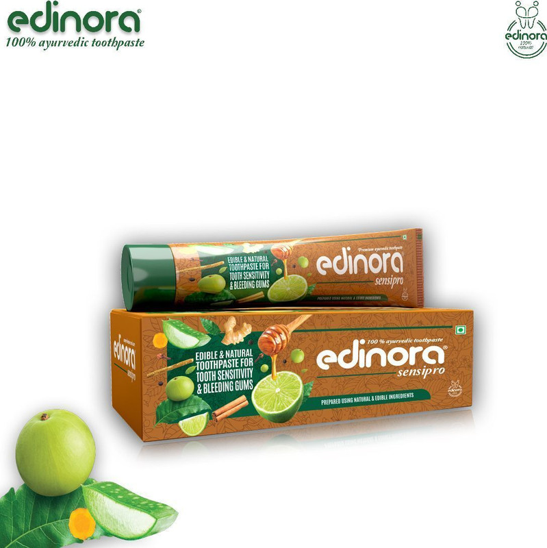 Edinora Toothpaste Suitable For Sensitivity - Blend of Essential oils & Herbal powders Toothpaste(45 g)