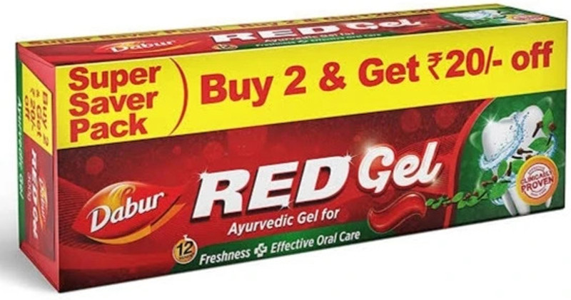Dabur Red Gel Freshness ## Pack Of (300g) Toothpaste(300 g)