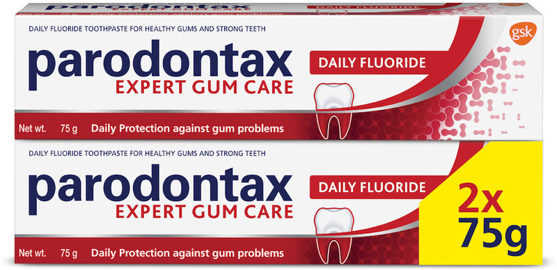 Parodontax Daily Fluoride Toothpaste For Daily Protection Against Gum Problems, Multi Pack Toothpaste(150 g, Pack of 2)