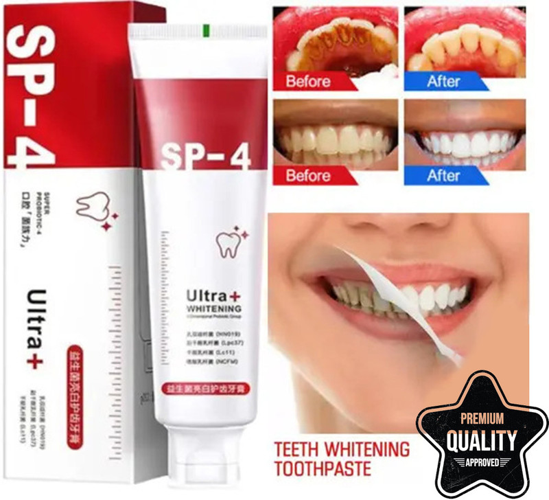 Sandarbh Ultra + Repairs Cavities,Free from SLS & Fluoride Toothpaste Teeth Whitening Kit