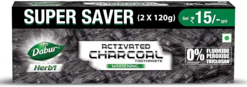 Dabur Herbal Activeted Charcoal Toothpaste 240gm Toothpaste(240 g)