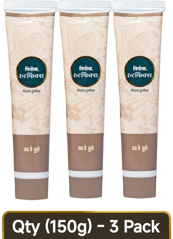 Vithoba 150g Toothpaste (450g,Pack of 3) Toothpaste(4800 g)