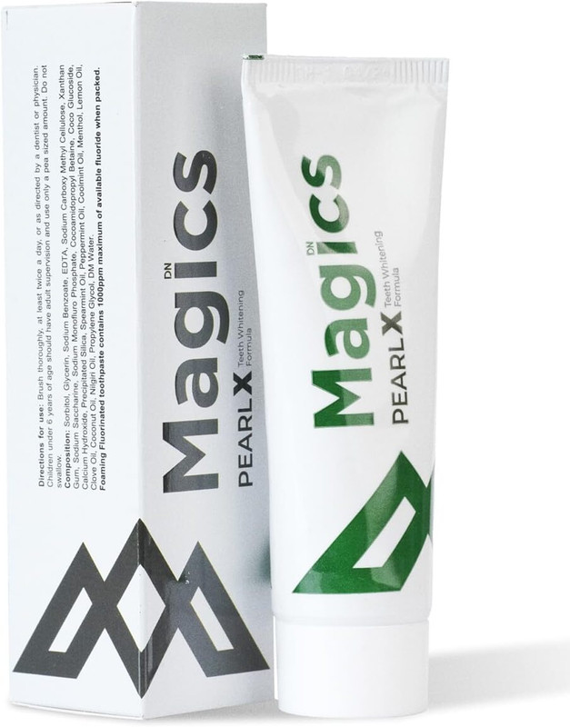 Magics PearlX Teeth Whitening Toothpaste | Removes Stains Reduce Sensitivity Toothpaste(100 g)