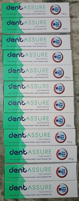 Vestige ASSURE DANTASSURE TOOTHPASTE 100G*12 Toothpaste(1200 g)