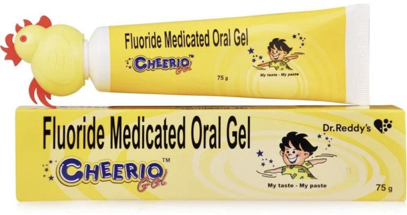 cheerio DR. REDDY'S FLURIDE ORAL BABY TOOTHOPASTE (PACK OF 1x75gm) Toothpaste(75 g)