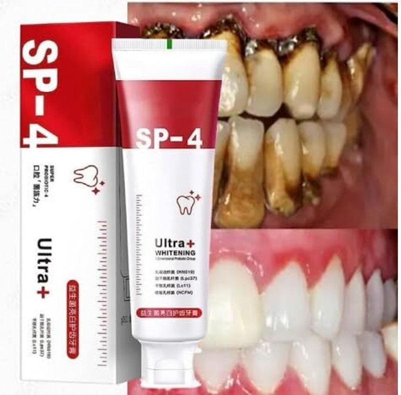 sp 4 Ultra Whitening Probiotic Toothpaste for men and women Teeth Whitening liquid(50 ml)