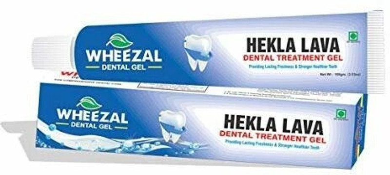 WHEEZAL HEKLA LAVA DENTAL GEL Toothpaste(300 g, Pack of 3)