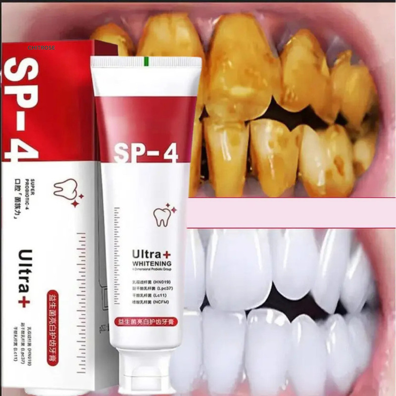 CHITROSE Sp4 Toothpaste Whitening Toothpaste Clean Enamel Care Toothpaste(100 g)