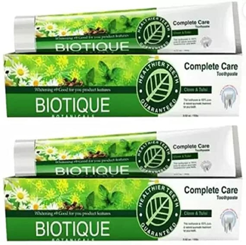 BIOTIQUE Complete Care clove & tulsi Toothpaste  (280 g, Pack of 2)