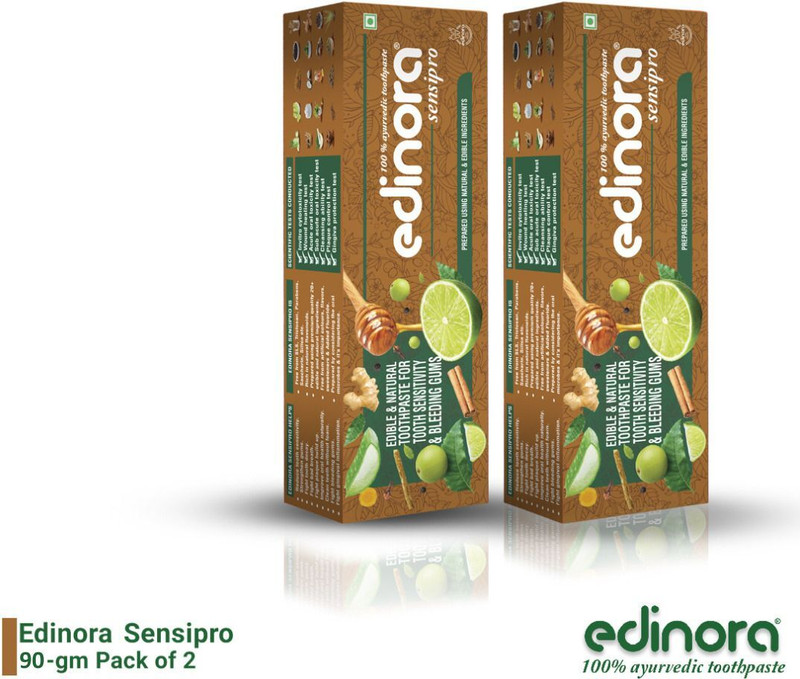 Edinora SENSIPRO PACK OF 2 Toothpaste(180 g, Pack of 2)