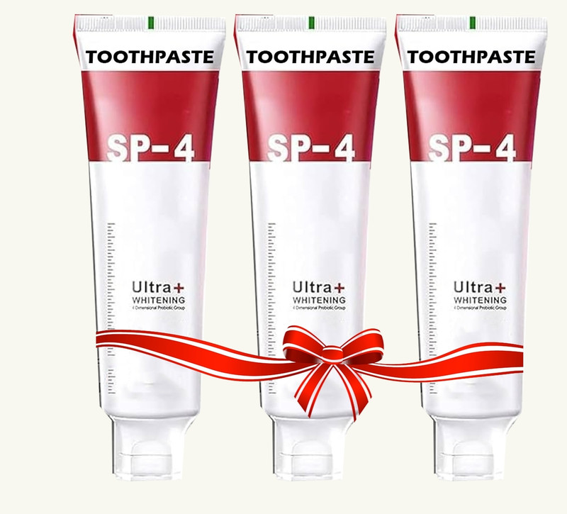 Sarbeau Original SP 4 Ultra Brightening Toothpaste Whitening Stain Removal_C_050 Toothpaste(30 g, Pack of 3)