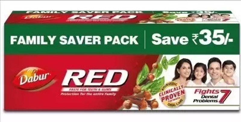 Dabur red paste for teeth & gum Toothpaste(301 g)