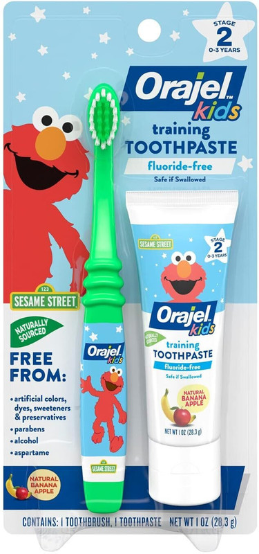 Orajel Baby Tooth and Gum Cleanser, Apple Banana Toothpaste(28 g)