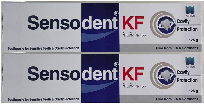 sensodent KF CAVITY PROTECTION TOOTHPASTE Toothpaste(250 g, Pack of 2)