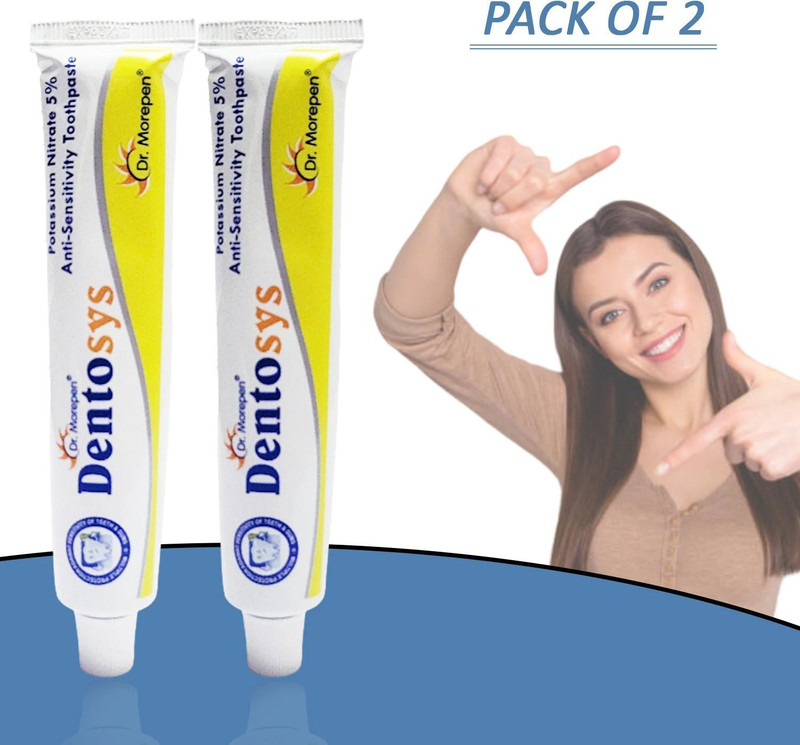Dentosys Toothpaste - Potassium Nitrate 5% Anti Sensitivity Toothpaste Toothpaste(200 g, Pack of 2)