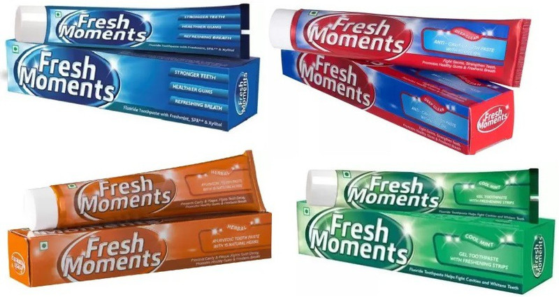 Modicare FRESH MOMENTS TOOTHPASTE PACK OF 4X100G Toothpaste(400 g, Pack of 4)