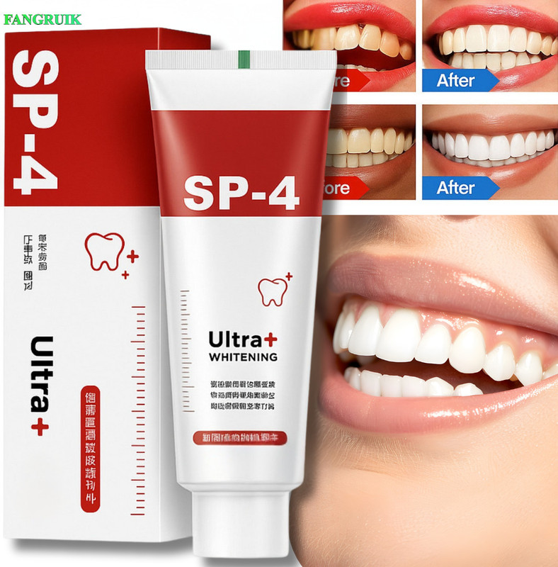 Fangruik sp 4 teeth cleaner Whitening Paste For Deep Cleaning Toothpaste(30 g)