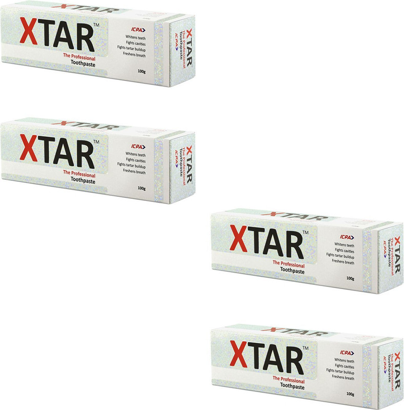 ICPA Xtar Toothpaste For Tartar Control Toothpaste(400 g, Pack of 4)