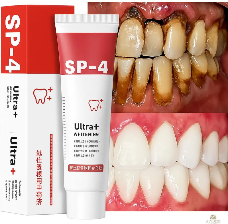 AEYURBS Sp 4 Teeth Cleaner | Stain Removal And Whitening Solution Teeth Whitening Kit