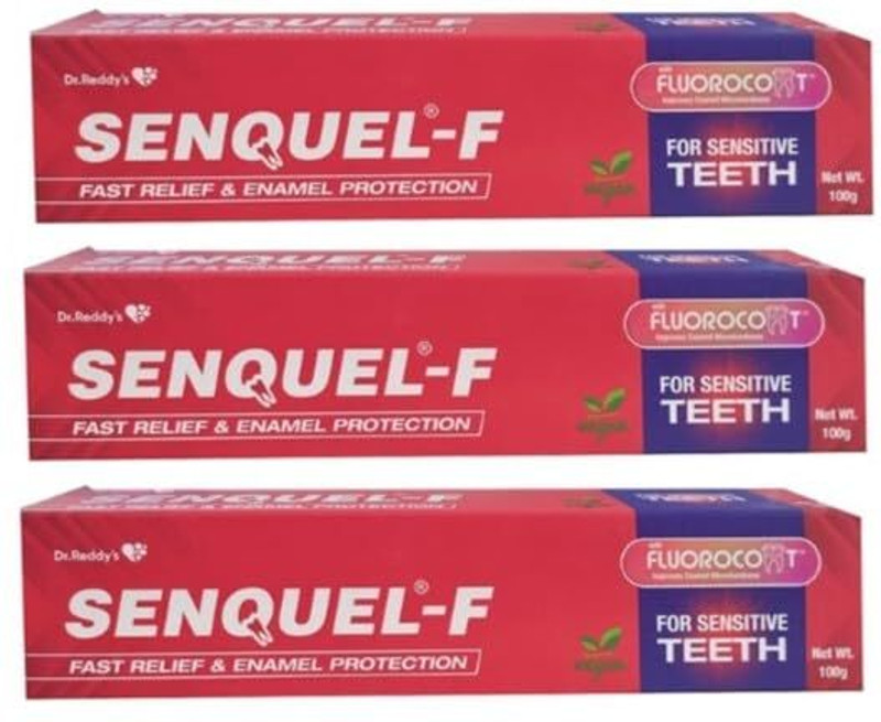 SENQUEL Senquel_F-Toothpaste,100gms_PackOf3 Toothpaste(100 g, Pack of 3)