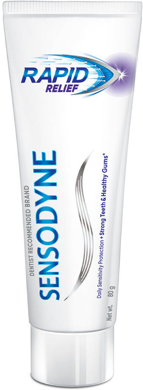 SENSODYNE Rapid Relief Sensitive Toothpaste To Help Beat Sensitivity Fast - 80g Toothpaste(80 g)