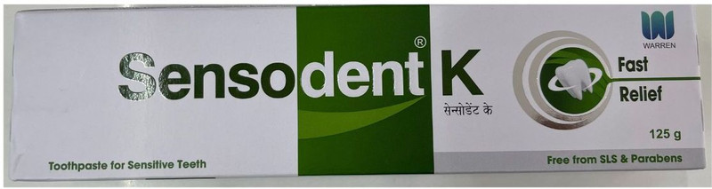 sensodent K pain fast relief pack of 3 (125*3) Toothpaste(375 g, Pack of 3)