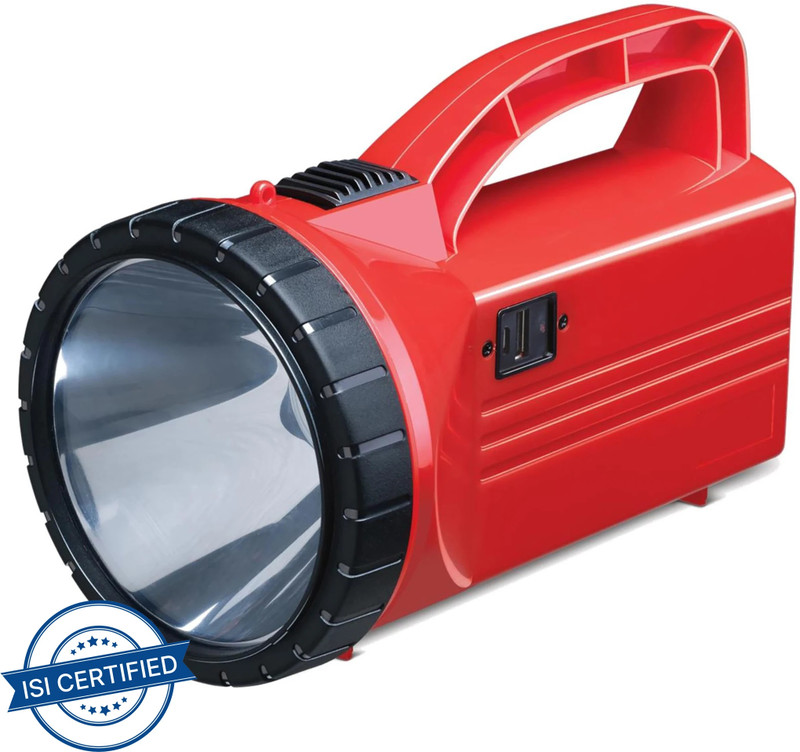 BAJAJ SMARTGLOW 3W DOSTI RC LED Torch(Red, 220 mm, Rechargeable)