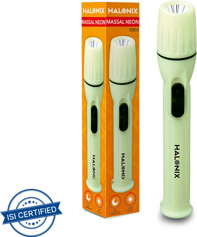 HALONIX 1W Massal Neon Torch(Green, 16 cm)