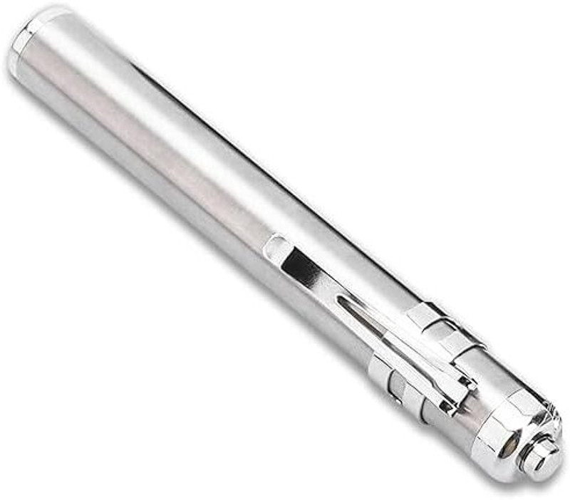 Afpin Doctor Torch,Doctor Torch Light,Pocket-Pen Torch for Doctors ,Nurses,Moon Torch Torch(Silver, 1.3 cm)