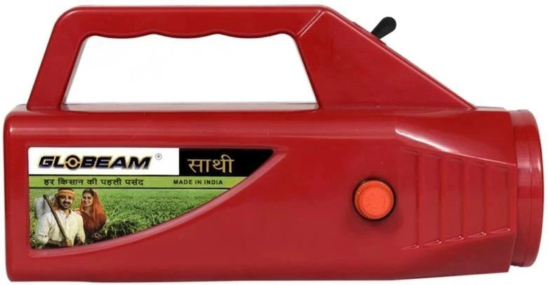 GLOBEAM Saaathi Torch 4500 mAh Battery With High Backup Long Range Torch(Maroon, Maroon, 20.5 cm, Rechargeable)