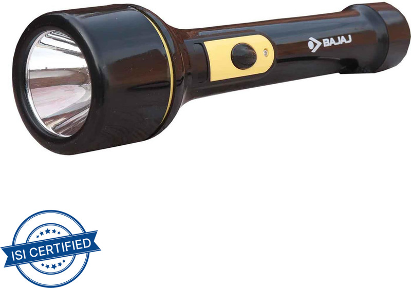 BAJAJ Raftaar Mini LED RC Pro Torch(Black, 12 cm, Rechargeable)