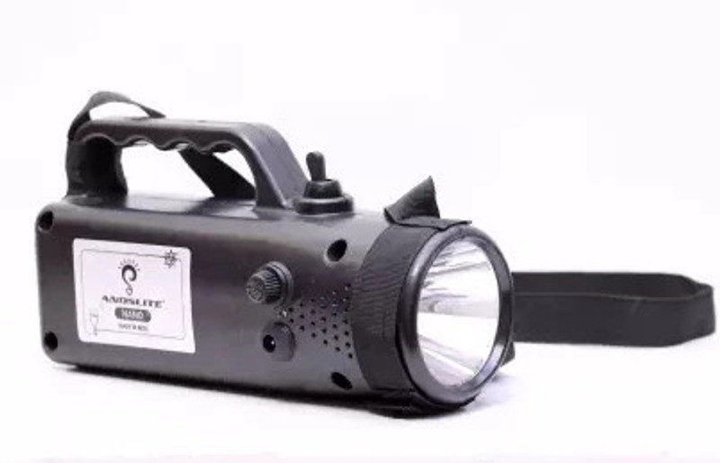 ANDSLITE Nano Powerfull Commander Torch(Black, 20 cm, Rechargeable)