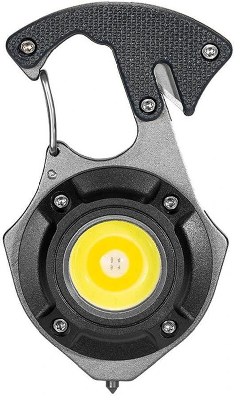 Care 4 USB Rechargeable Keychain torch With emergency tool set Torch(Black, 10 cm, Rechargeable)