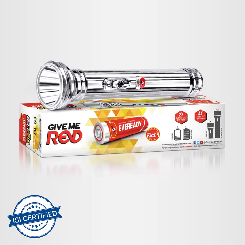 EVEREADY Jeevansathi DL 64 Durable Brass Torch(Silver, 0 cm)