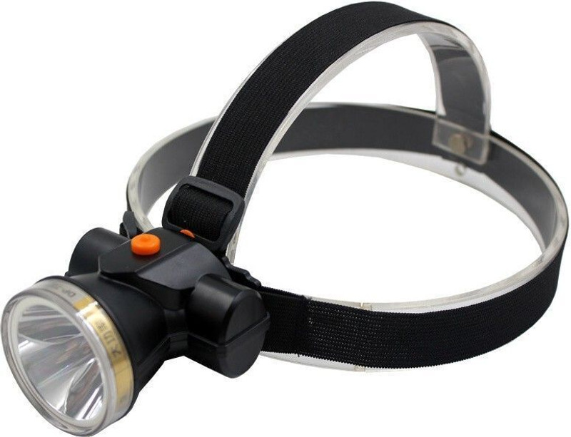 Dp 7229A - LED REACHARGEABLE HEADLIGHT, 3W Power 2000mAh Battery Torch(Black, 20 cm, Rechargeable)