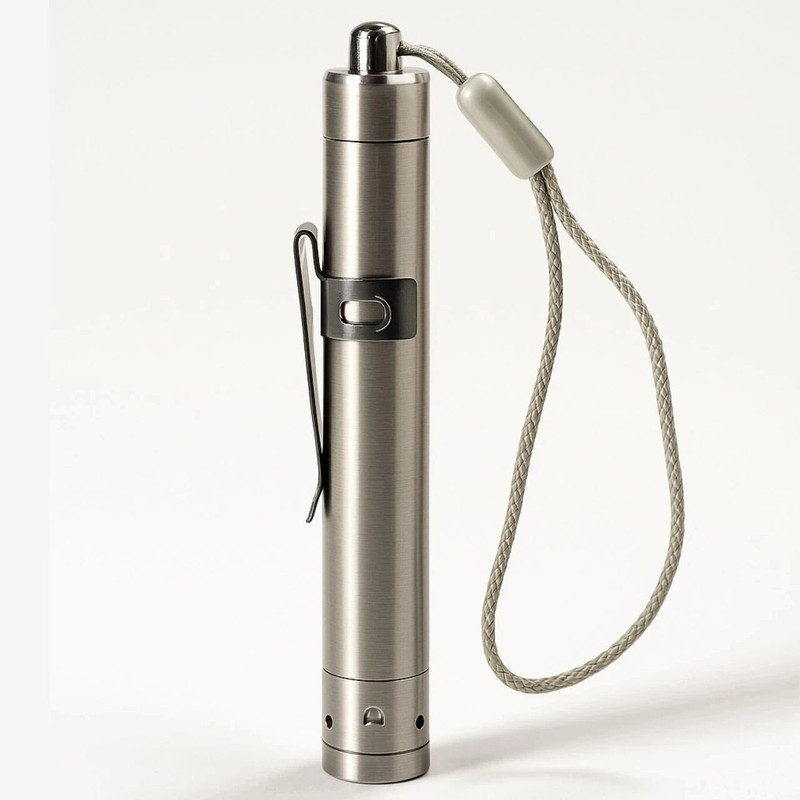 AMAZECARE Surgical Pen Light Medical Penlight for Nursing & Dental Students, Doctors Torch(Silver, 4 cm)