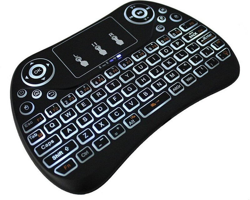 Etzin Mini Wireless keyboard mouse combo LED Backlit with 2.4GHZ Touchpad Td-Wireless keyboard wireless Touchpad(Wireless Touchpad)