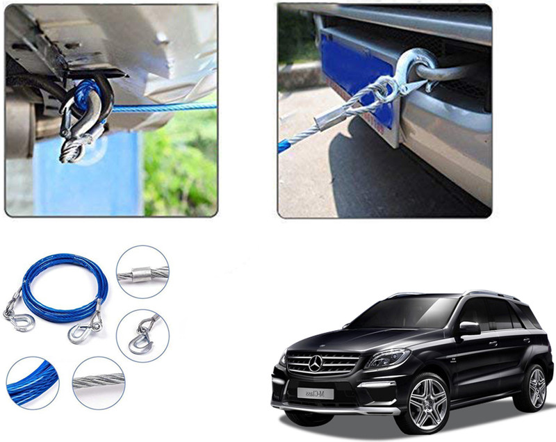 Automotive Prist Car Truck Vehicle Tow Cable Rope for Mercedes M-Class 4.5 m Towing Cable(Stainless Steel, 5000 kg Pull Capacity)