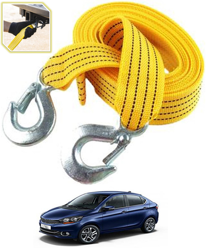 AYW Heavy Duty/Non-Slip 3000Kg Nylon Towing Rope Cable For Tigor Ev Tata 2021 2.5 m Towing Cable(Nylon, 3000 kg Pull Capacity)