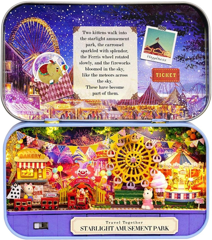 AMULYADELHI Creative Craft Kit for Kids & Adults Handmade 3D Mini Model Gift Set(Multicolor)