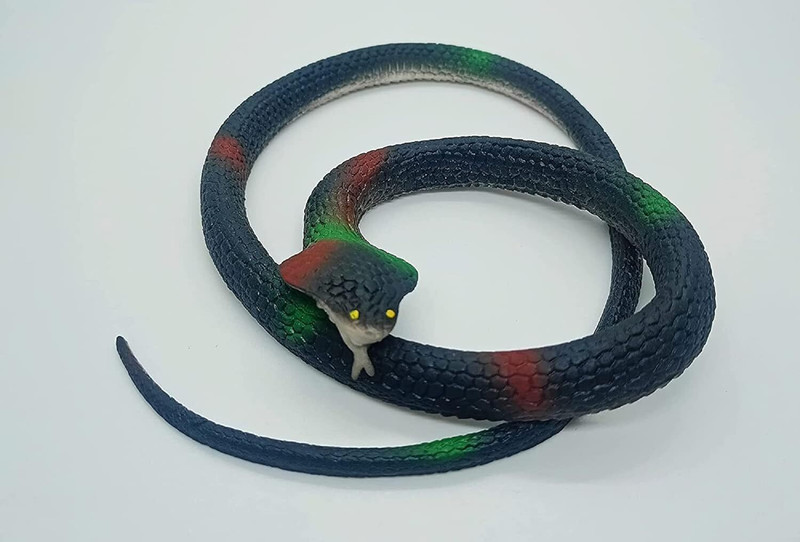 A SARKAR MAGIC WORLD Rubber Snake Toy / Prank Snake Toy / Snake Gag Toy gag toy Gag Toy(Multicolor)