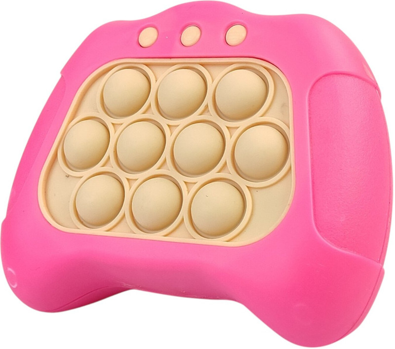 SPEEDFOX Gamepad Pop-It Toy for Children – Colorful Sensory Push Bubble Toy (13x11 cm) pop it Gag Toy(Pink)