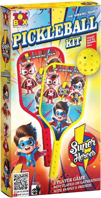 Toysbox PickleBall Kit Super Heros The Winnig Team Badminton Kit