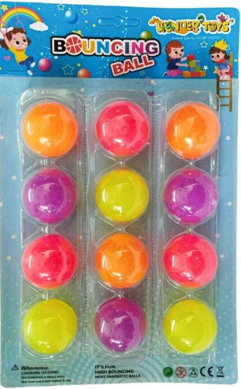 little toys High Jumping Crazy,Bouncing Ball (24 Pcs,Pack of 1) Crazy Ball