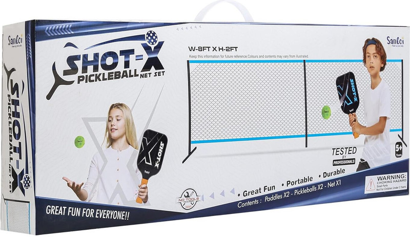 DODOS Santoi Shot-X Pickeball Paddle Set for Kid & Adult(Multicolor)