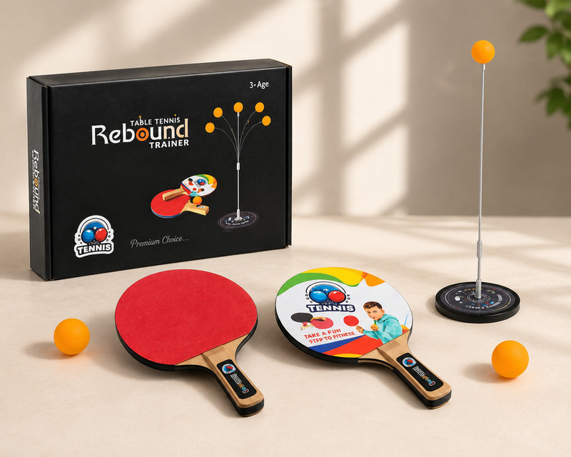UrbanPlast Portable Table Tennis Rebound Trainer Table Tennis