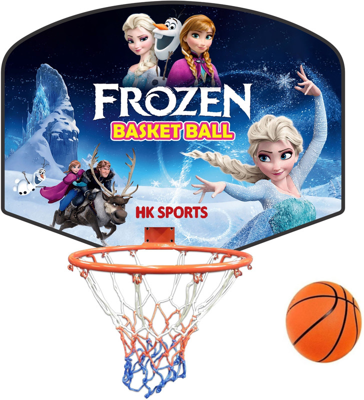 HK Sport & Toys Frozen Printer Hangable Indoor Outdoor Basketball Board Basketball