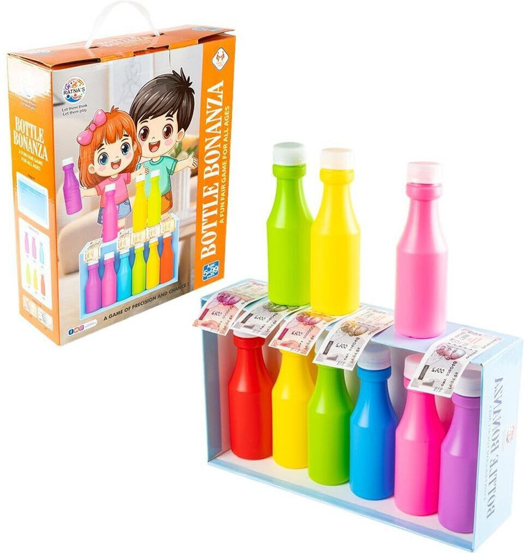 Ratnas Bottle Bonanza (7659) Party & Fun Game Crazy Ball