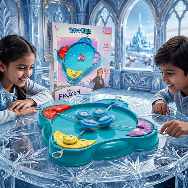 Kriiddaank Frozen Top Battle Beyblade Play Set Hoverball