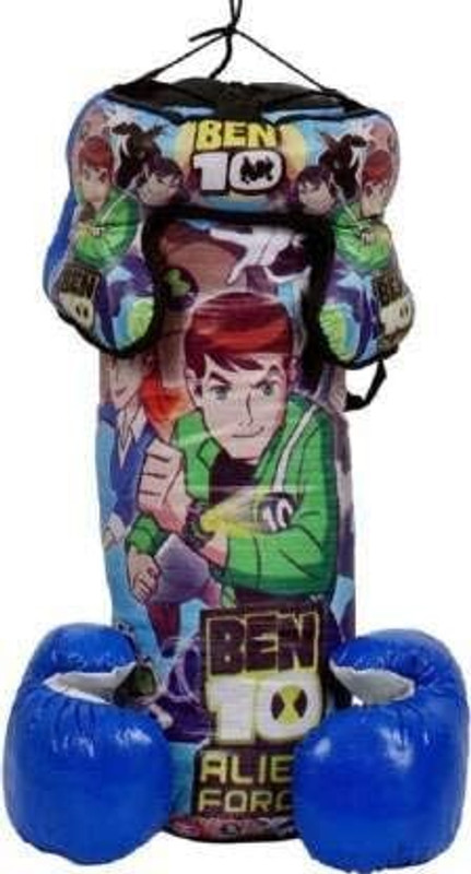 LUMINASHINY Boxing Punching Bag Set with Gloves – Cartoon Character Printed Training Kit Boxing Kit